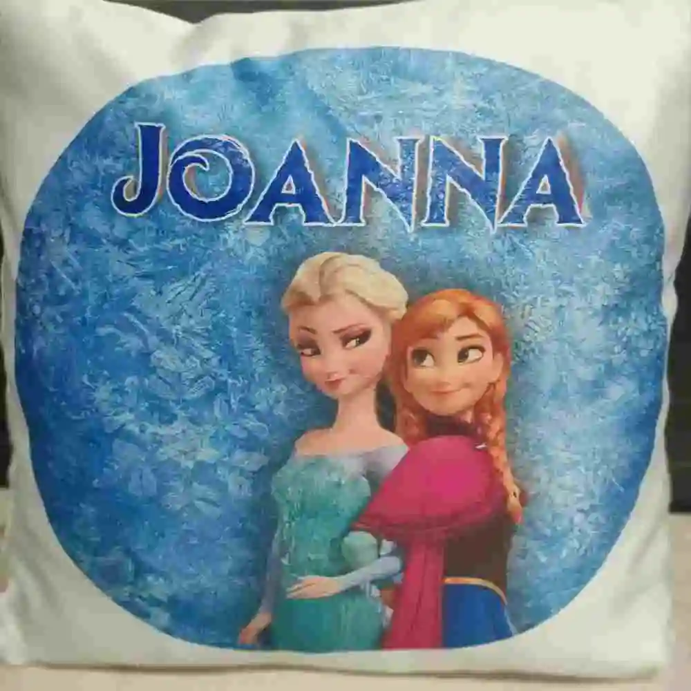 Personalized Elsa-Themed Cushions